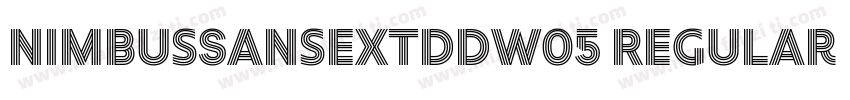 NimbusSansExtdDW05 Regular Regular字体转换